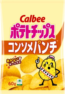 4位：カルビー　ポテトチップス　コンソメパンチ